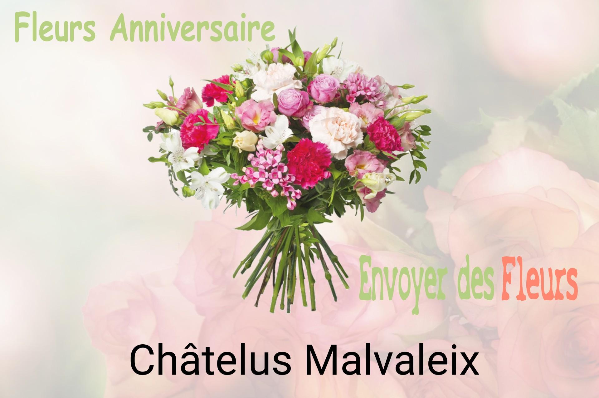 Bouquet de fleurs d’anniversaire livré à Châtelus-Malvaleix