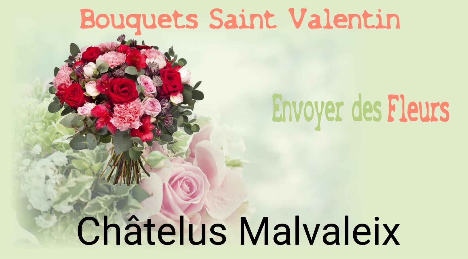 Roses de Saint-Valentin livrées à Châtelus-Malvaleix